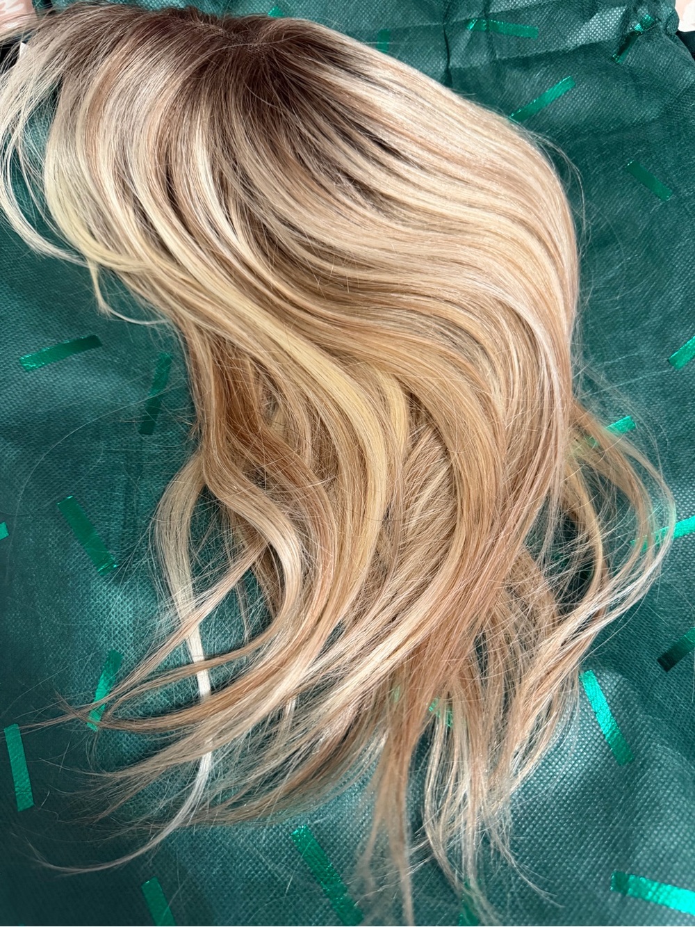 Women’s Hair Topper - Blonde with roots